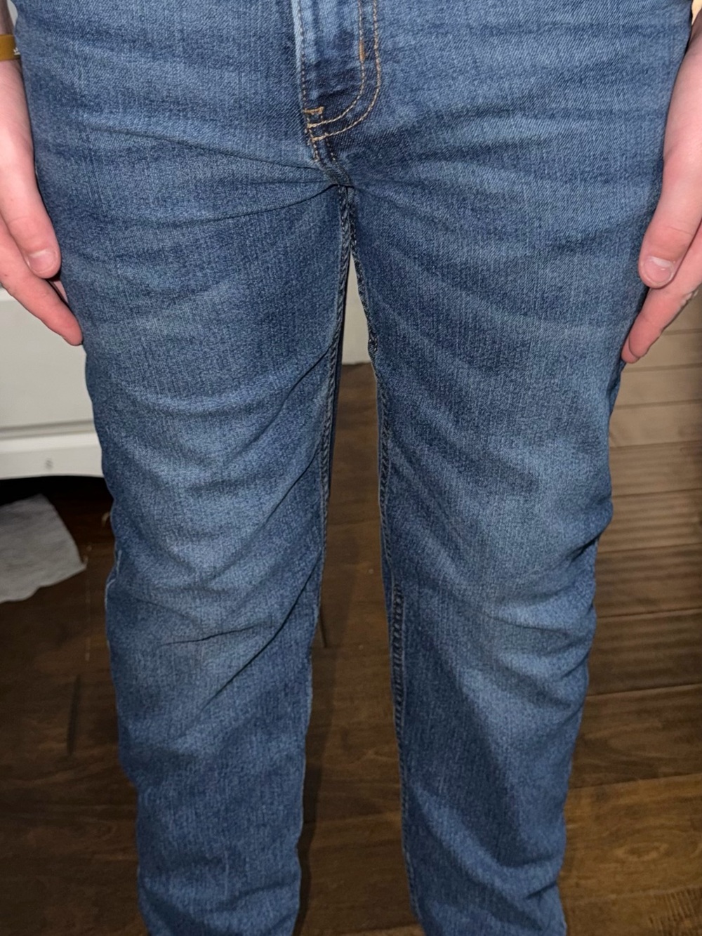 Kid’s Classic Straight Fit Blue Jeans